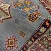 Blue Color Kazak Rug 3' 4" x 4' 11" ft / 102 x 150 cm - No. R37525