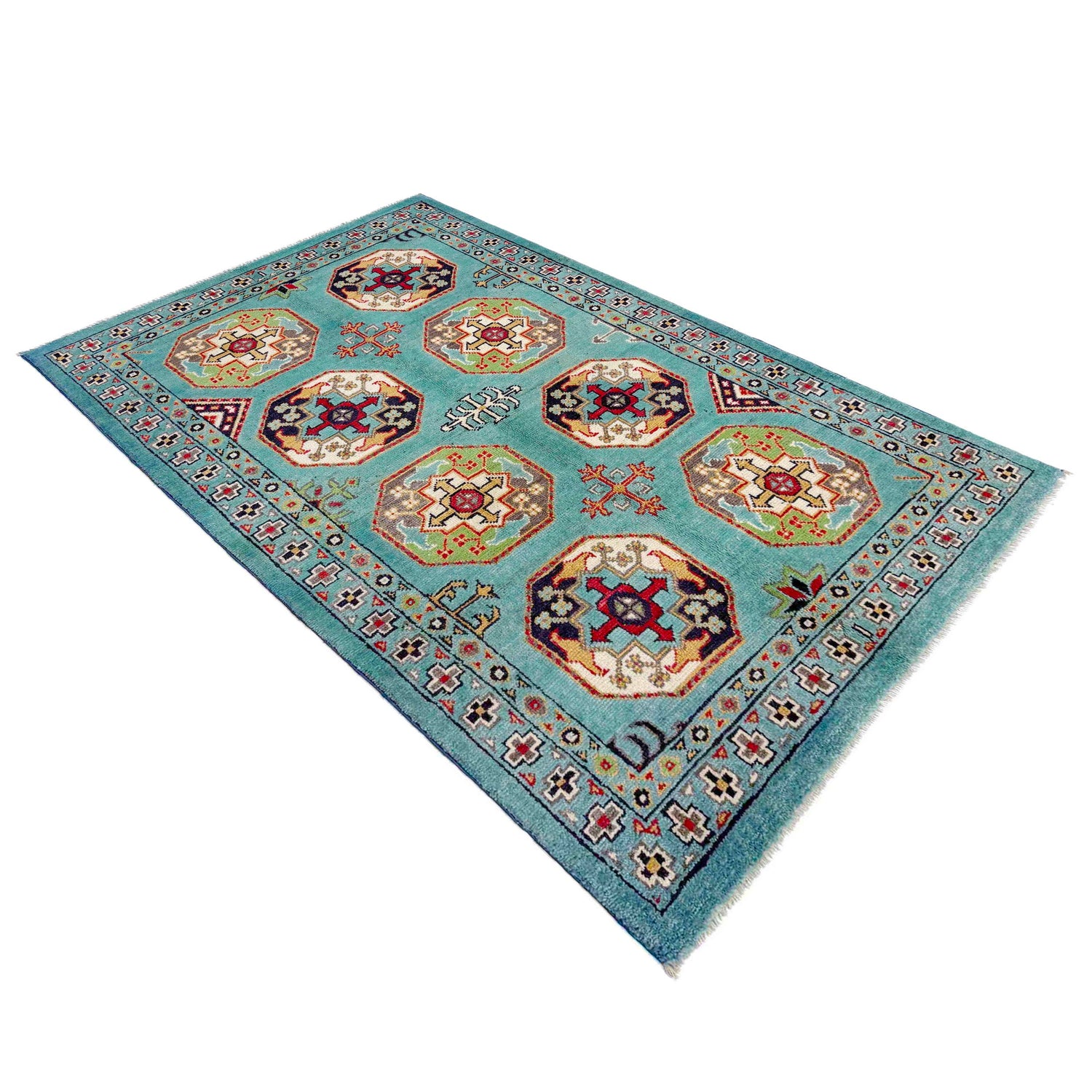 Oriental Style Waziri Area Rug 3' 0" x 4' 9" ft / 92 x 145 cm - No. R37526