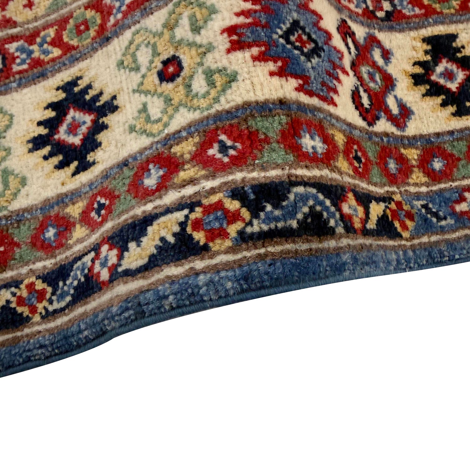 Hand Knotted Kazak Oriental Rug 3' 2" x 4' 9" ft / 97 x 145 cm - No. R37528