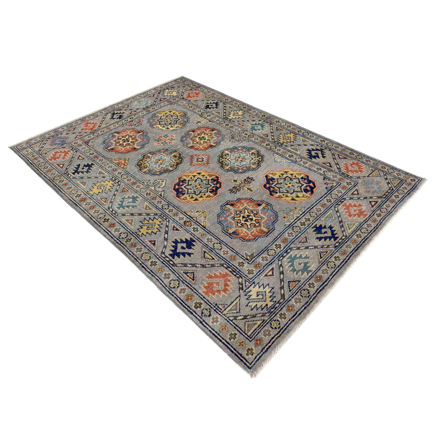 Authentic Oriental Waziri Carpet 3' 3" x 4' 11" ft / 100 x 150 cm - No. R37530