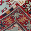 Hand knotted Kazak Carpet 3' 2" x 4' 9" ft / 97 x 145 cm - No. R37531