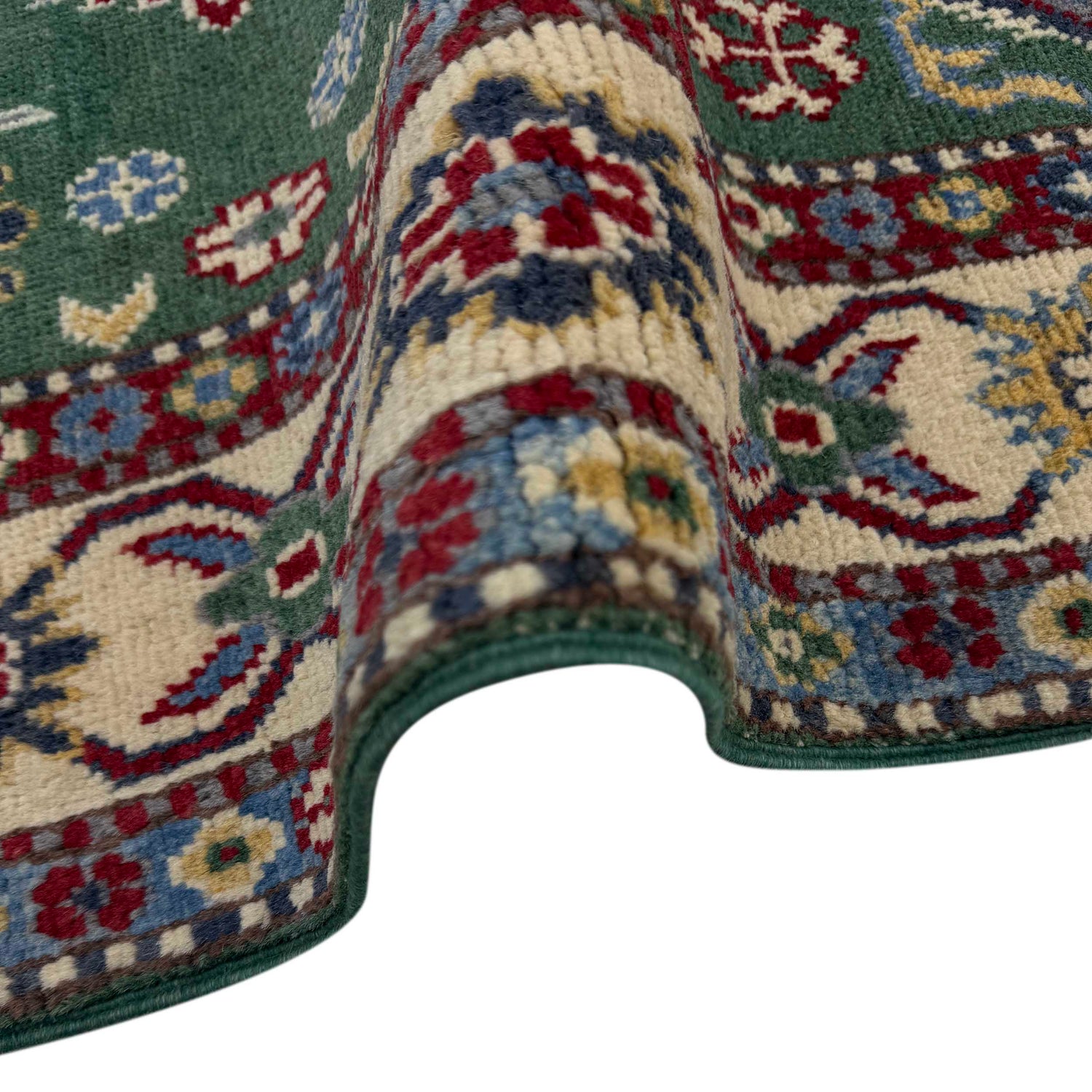 Handmade Kazak Area Rug 3' 3" x 5' 0" ft / 100 x 152 cm - No. R37532