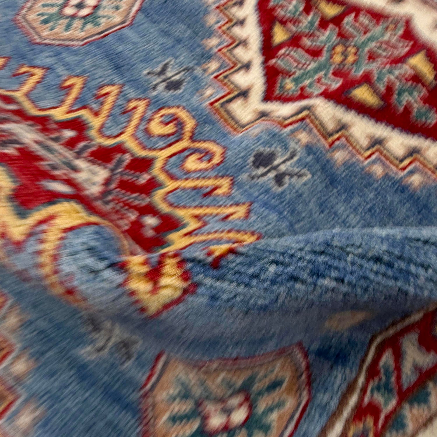 Hand knotted Kazak Rugs 3' 3" x 4' 11" ft / 98 x 149 cm - No. R37533