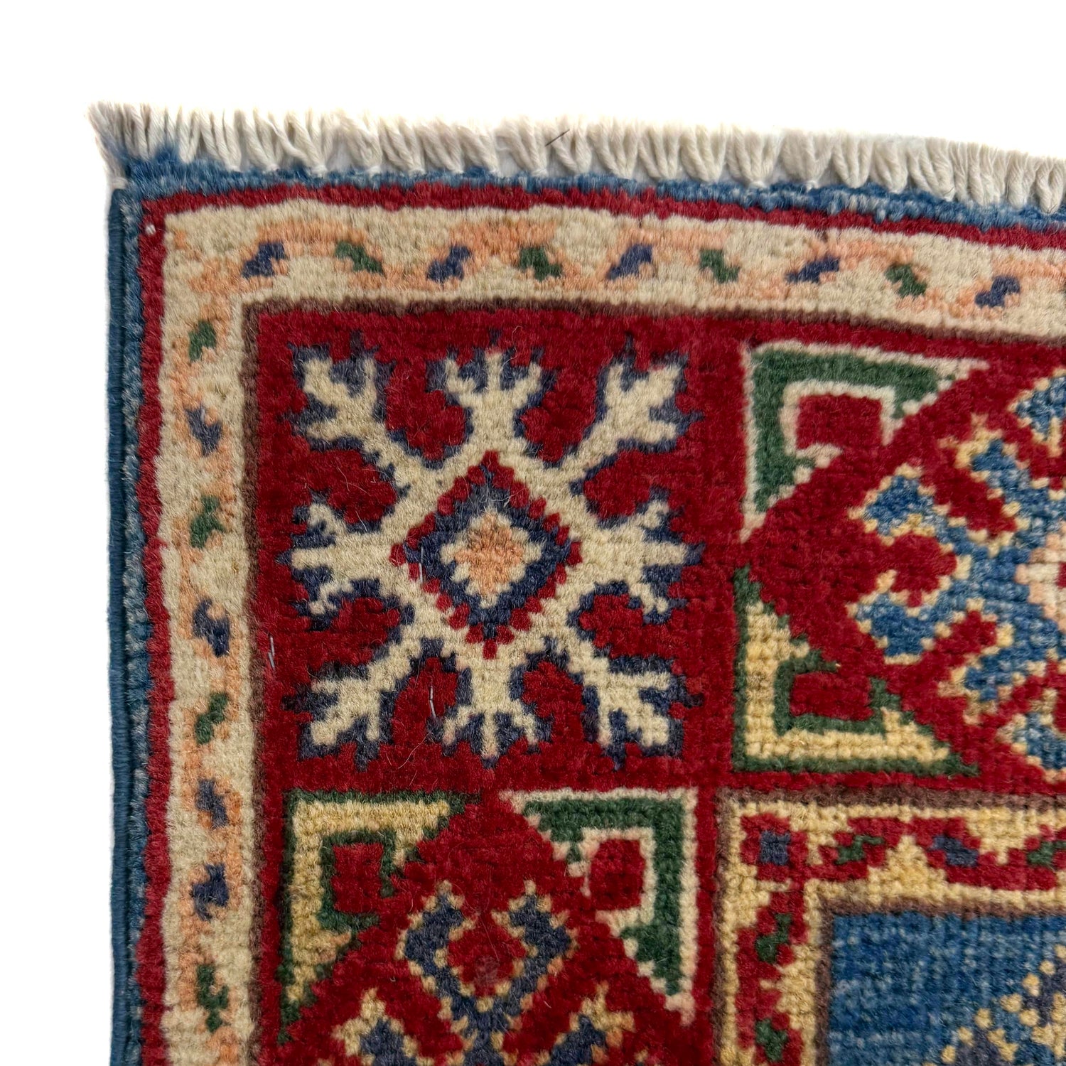 Hand knotted Kazak Carpet 3' 1" x 4' 10" ft / 95 x 148 cm - No. R37534