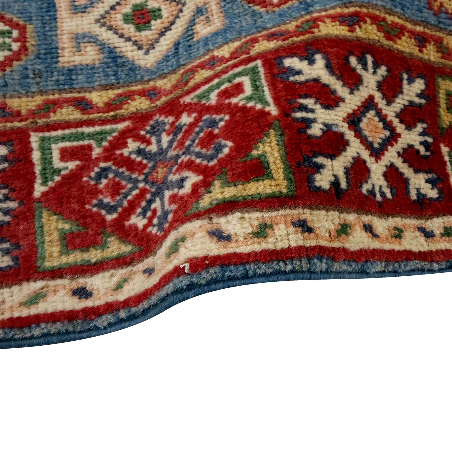 Hand knotted Kazak Carpet 3' 1" x 4' 10" ft / 95 x 148 cm - No. R37534