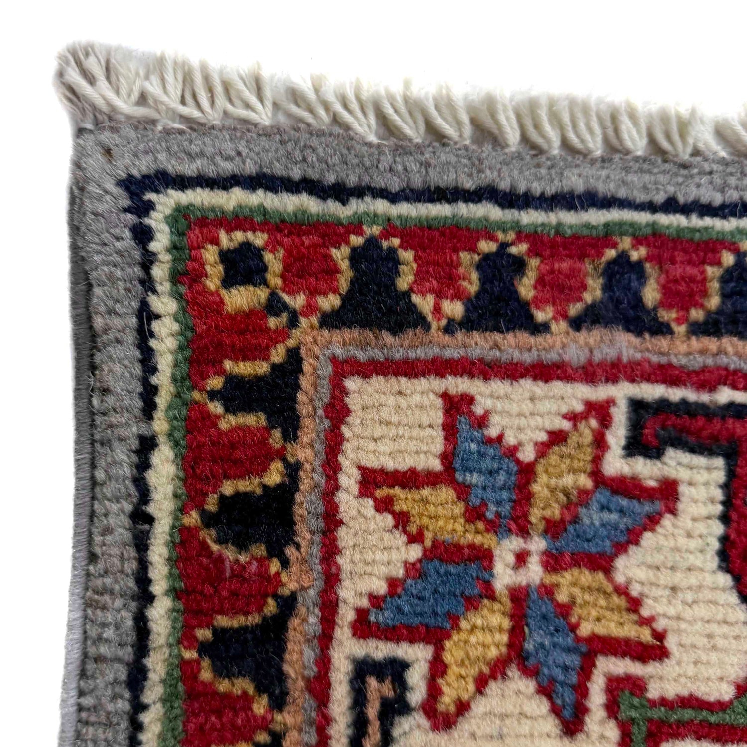 Hand knotted Kazak Carpet 2' 4" x 3' 10" ft / 70 x 117 cm - No. R37537