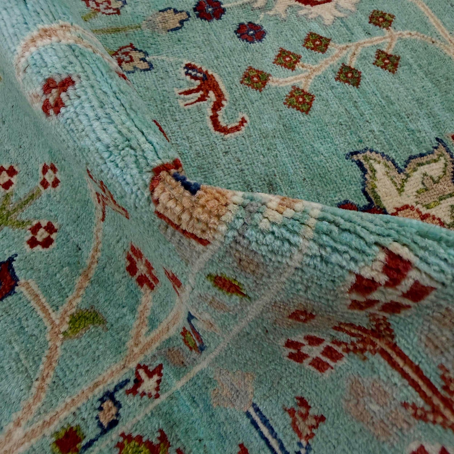Hand knotted Contemporary Style Sultani Rug 3' 11" x 6' 0" ft / 120 x 183 cm - No. R37539