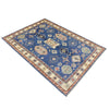 Blue Color Kazak Rug 3' 10" x 5' 11" ft / 117 x 181 cm - No. R37540