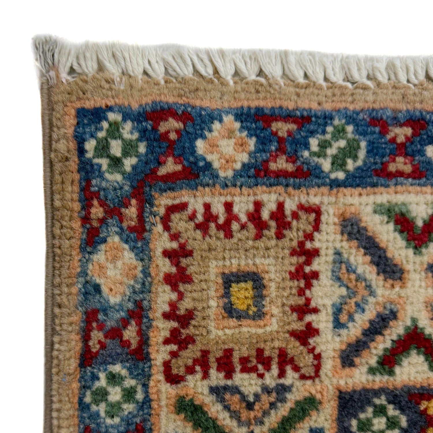 Handmade Kazak Area Rug 2' 7" x 3' 10" ft / 80 x 117 cm - No. R37542