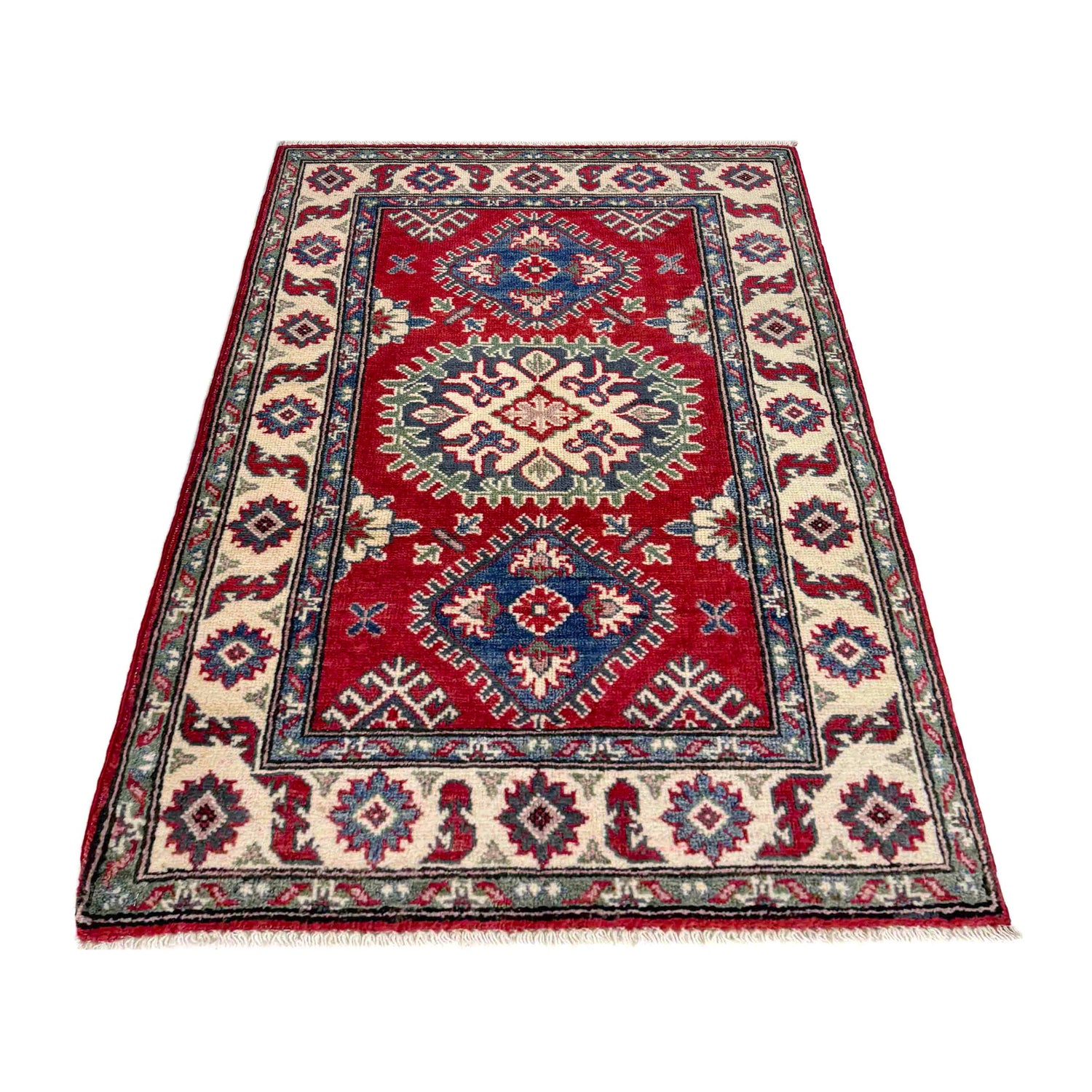 Oriental Kazak Rug 2' 7" x 4' 0" ft / 78 x 123 cm - No. R37543
