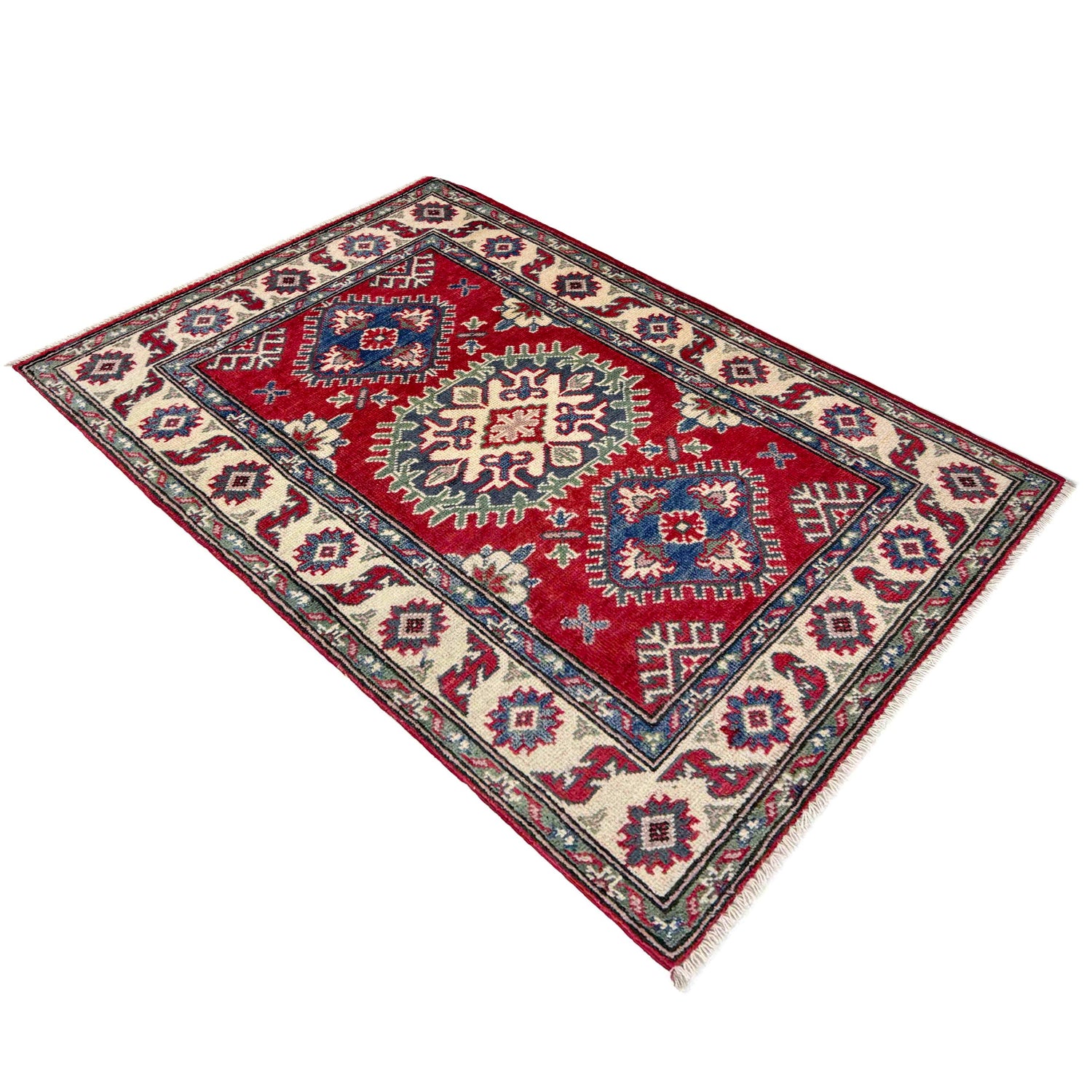 Oriental Kazak Rug 2' 7" x 4' 0" ft / 78 x 123 cm - No. R37543
