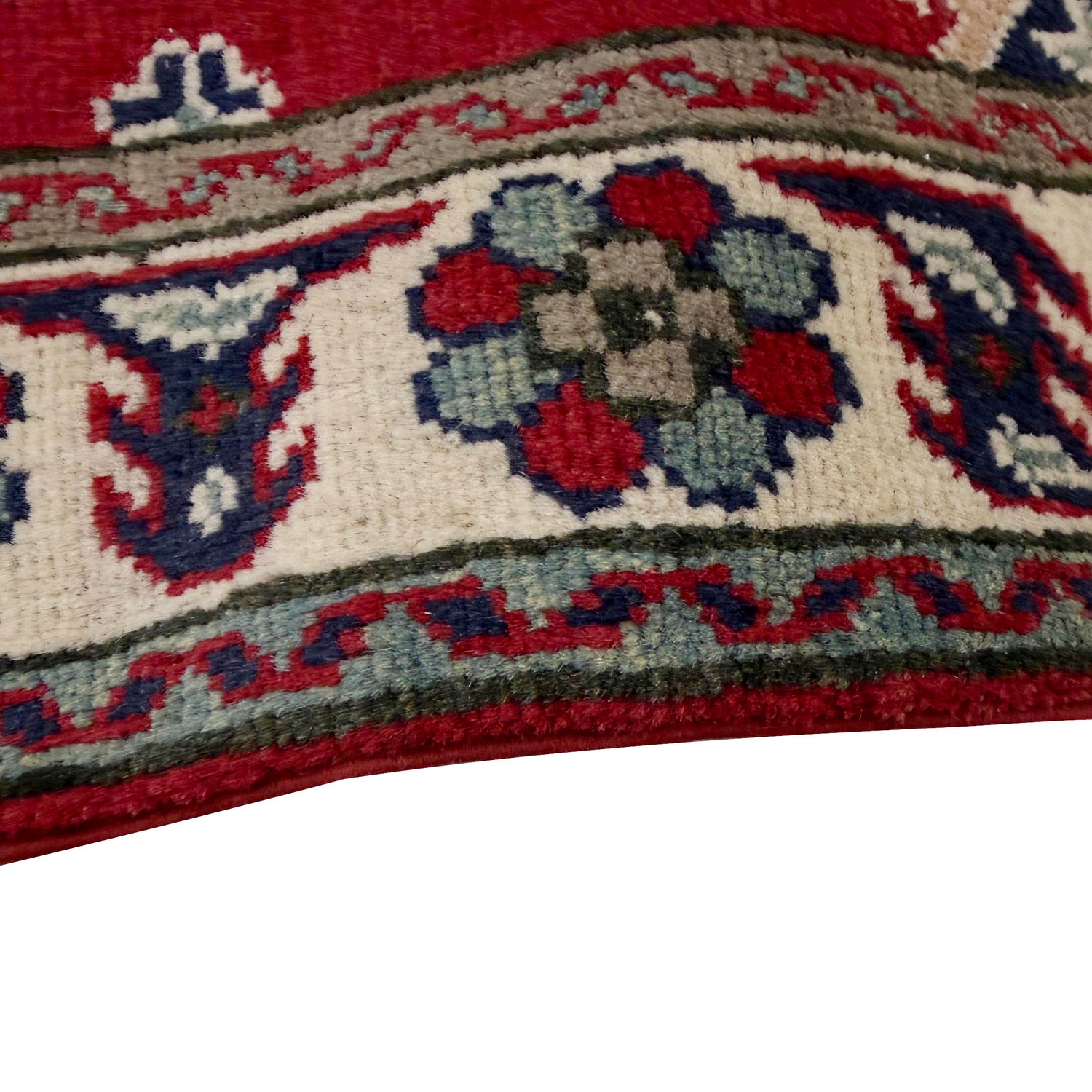 Red Color Kazak Rug 2' 7" x 4' 1" ft / 80 x 124 cm - No. R37544