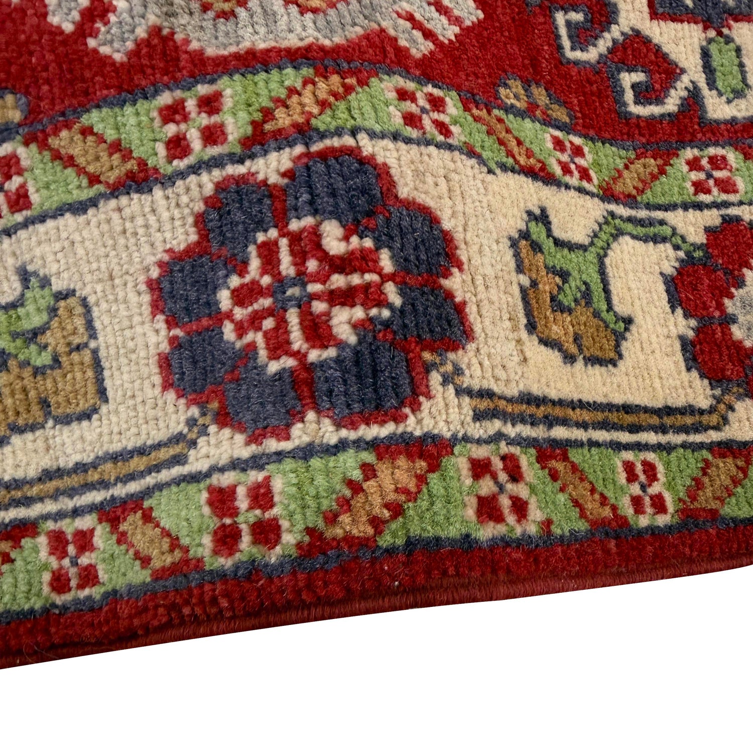 Hand Knotted Kazak Oriental Rug 2' 7" x 4' 3" ft / 79 x 129 cm - No. R37545