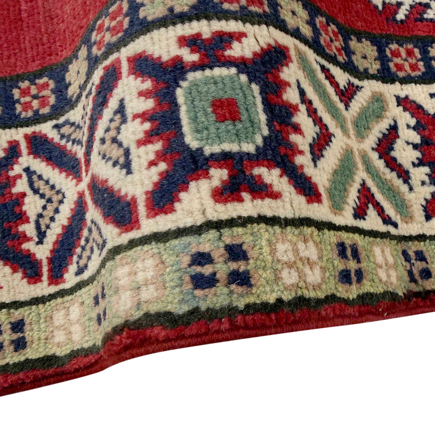 Hand knotted Kazak Carpet 2' 8" x 4' 0" ft / 81 x 122 cm - No. R37546