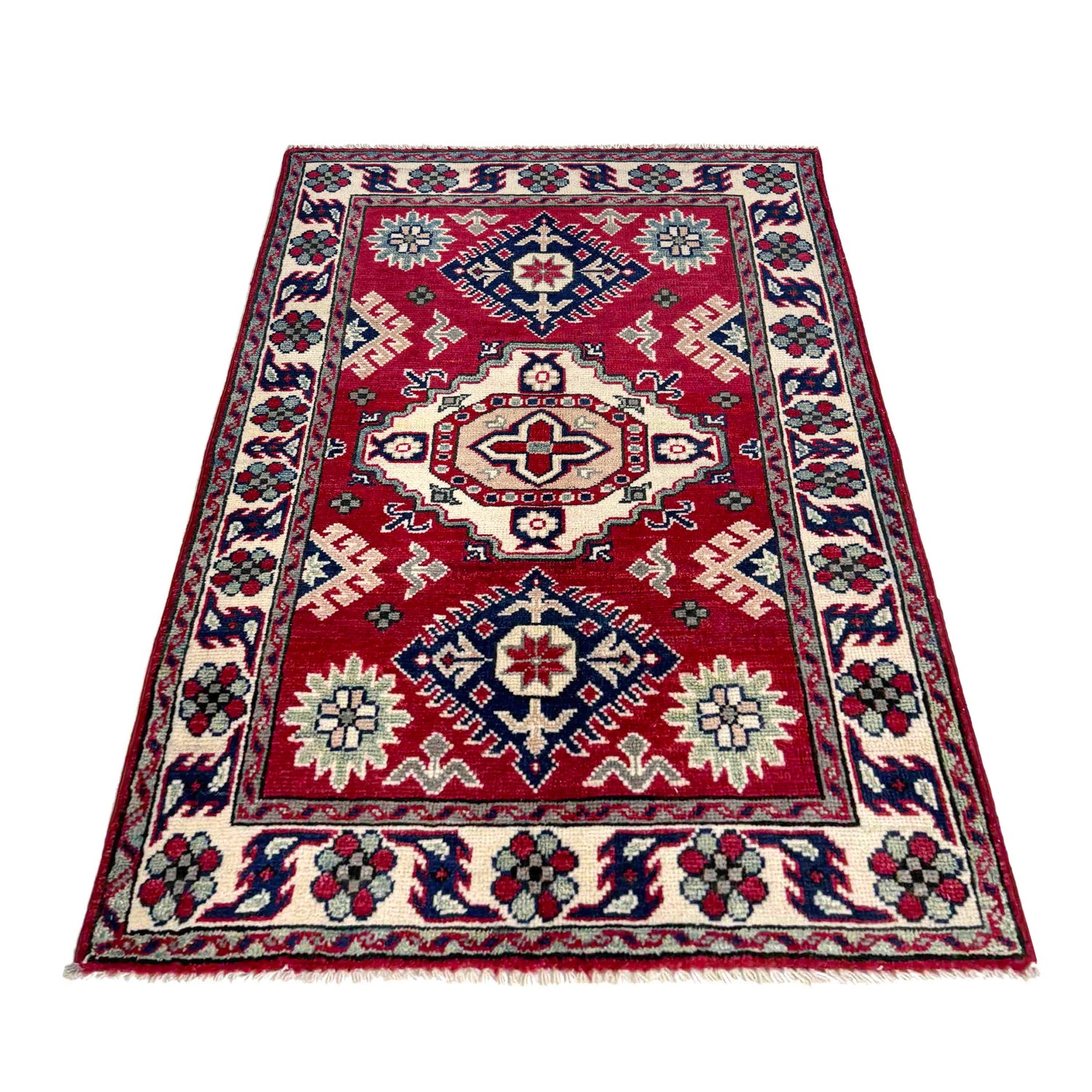 Hand knotted Kazak Rugs 2' 7" x 3' 10" ft / 79 x 116 cm - No. R37547