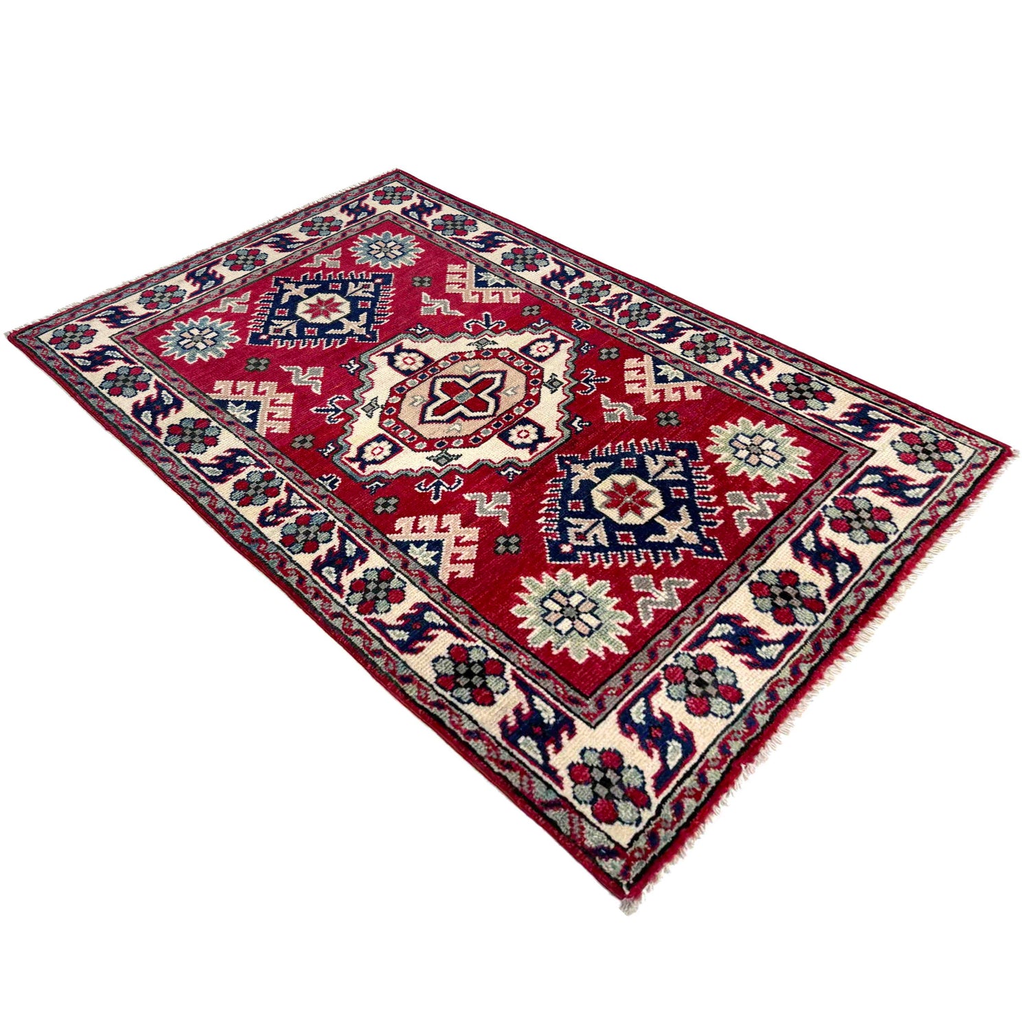 Hand knotted Kazak Rugs 2' 7" x 3' 10" ft / 79 x 116 cm - No. R37547