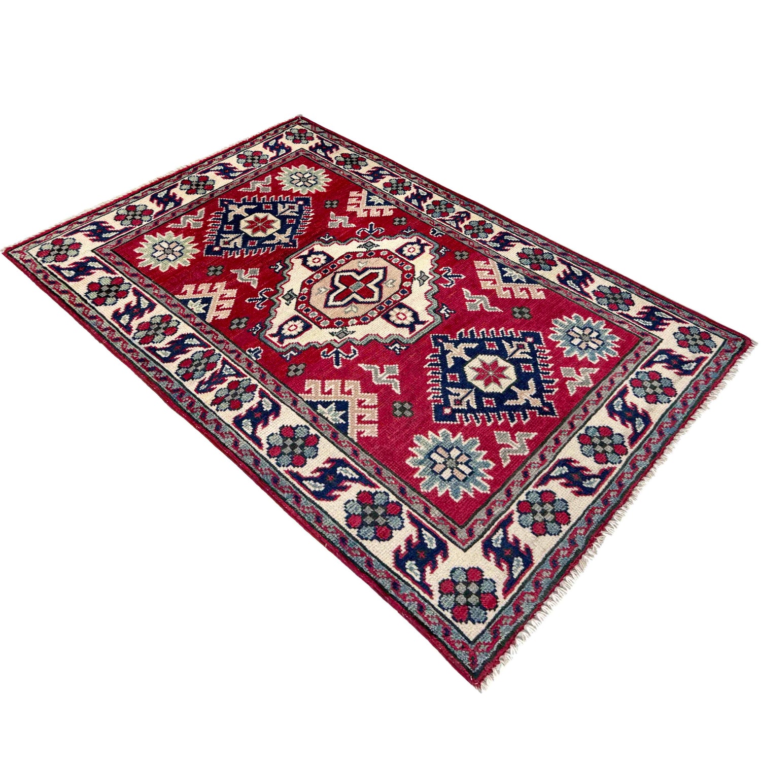 Hand knotted Kazak Rugs 2' 7" x 3' 10" ft / 79 x 116 cm - No. R37547