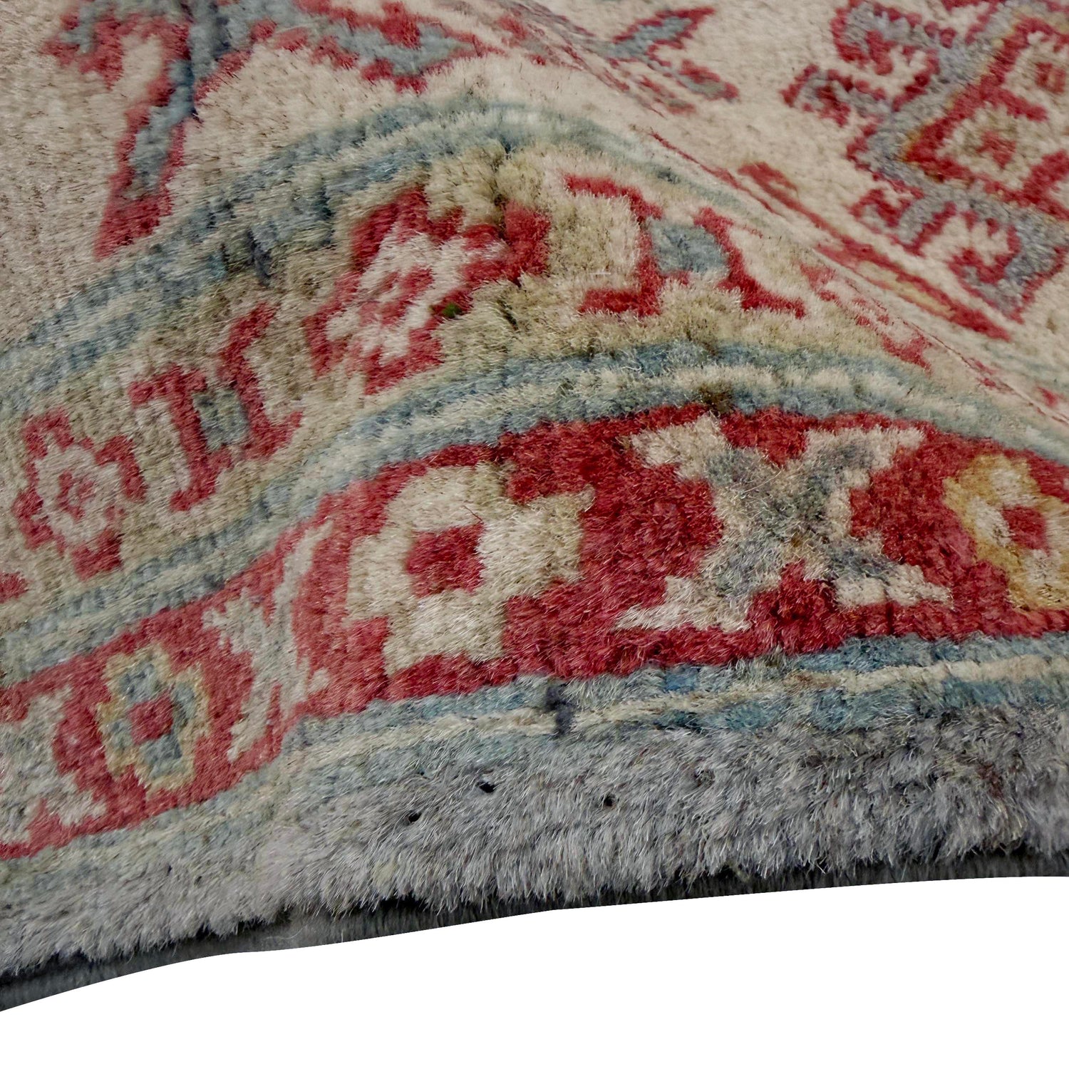 Handmade Kazak Area Rug 6' 1" x 8' 9" ft / 186 x 266 cm - No. R37571