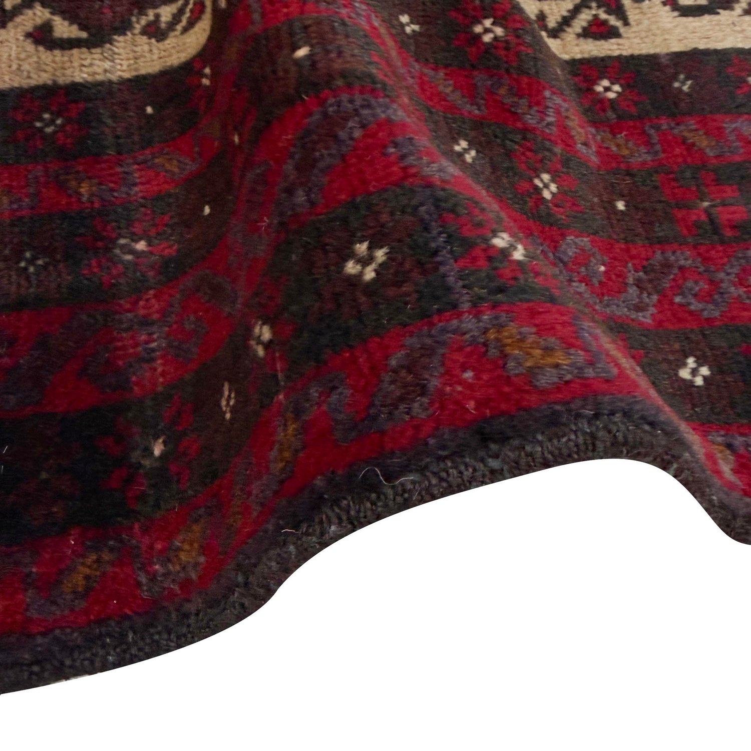 Handmade Prayer Rug 3' 2" x 4' 6" ft / 96 x 138 cm - No R37598