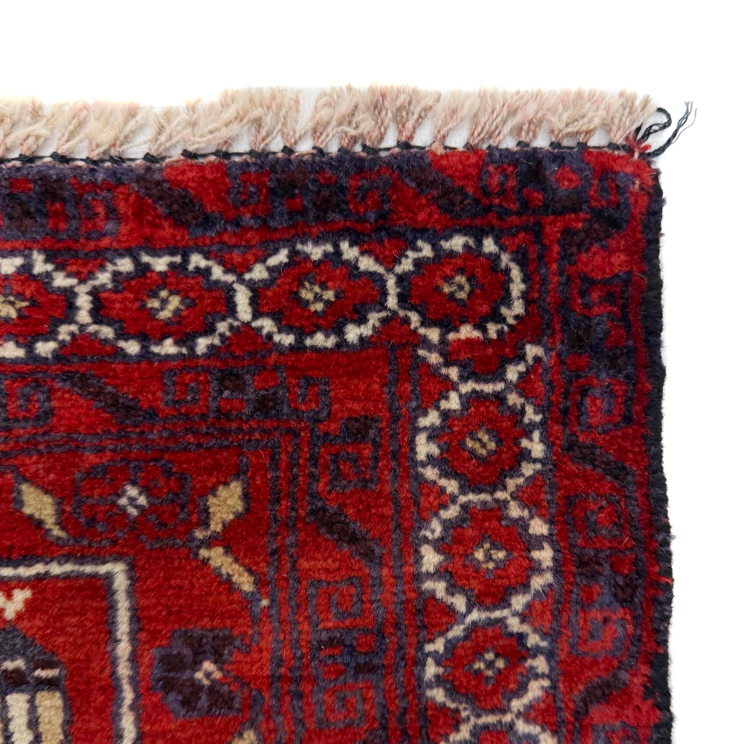 Handmade Prayer Rug 2' 10" x 4' 2" ft / 86 x 126 cm - No. R37600