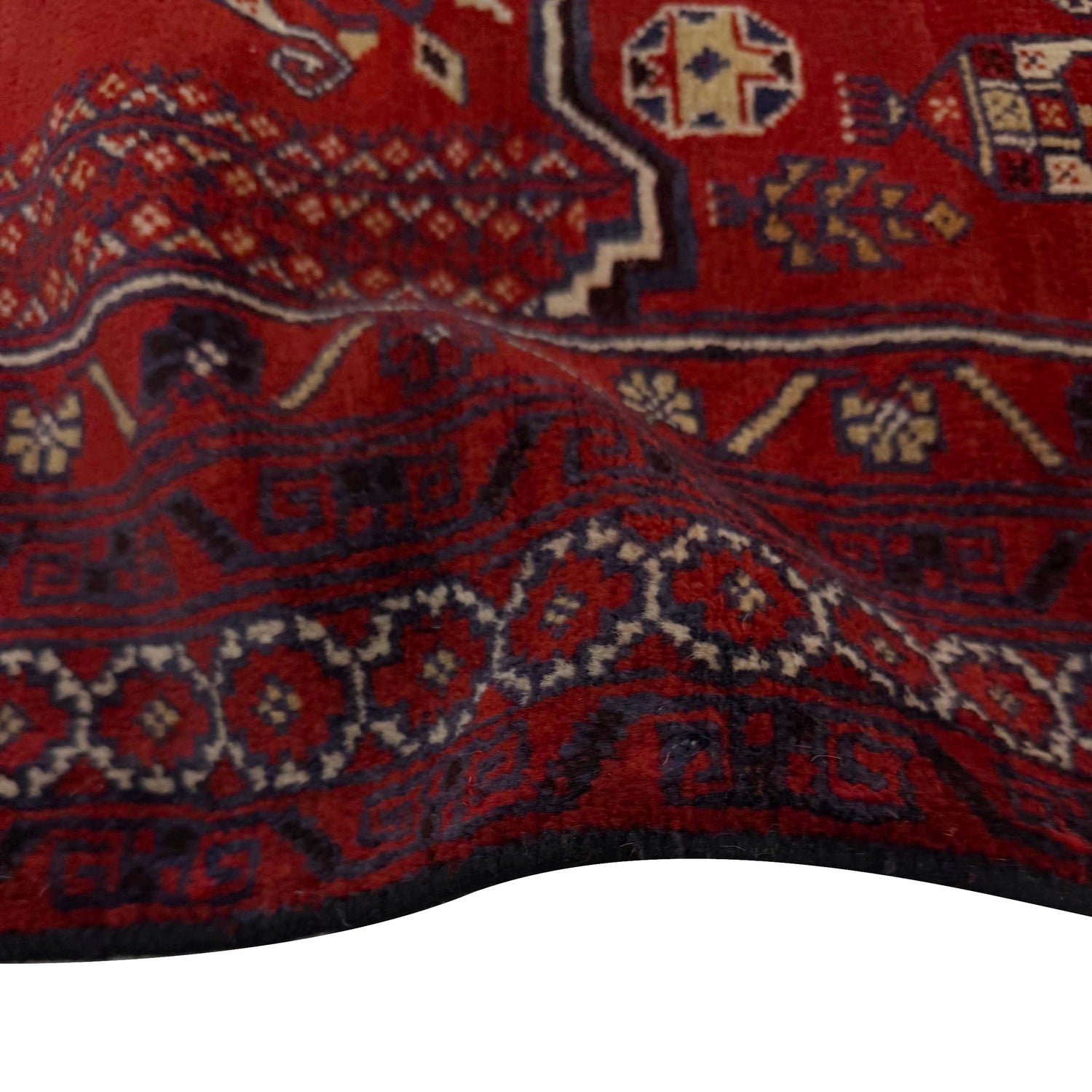 Handmade Prayer Rug 2' 10" x 4' 2" ft / 86 x 126 cm - No. R37600