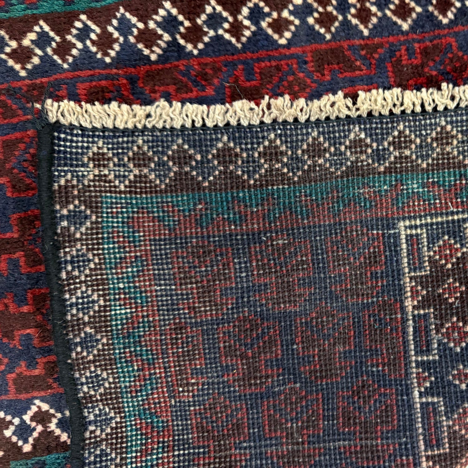 Small Prayer Carpet 2' 11" x 4' 9" ft / 88 x 145 cm -No. R37601