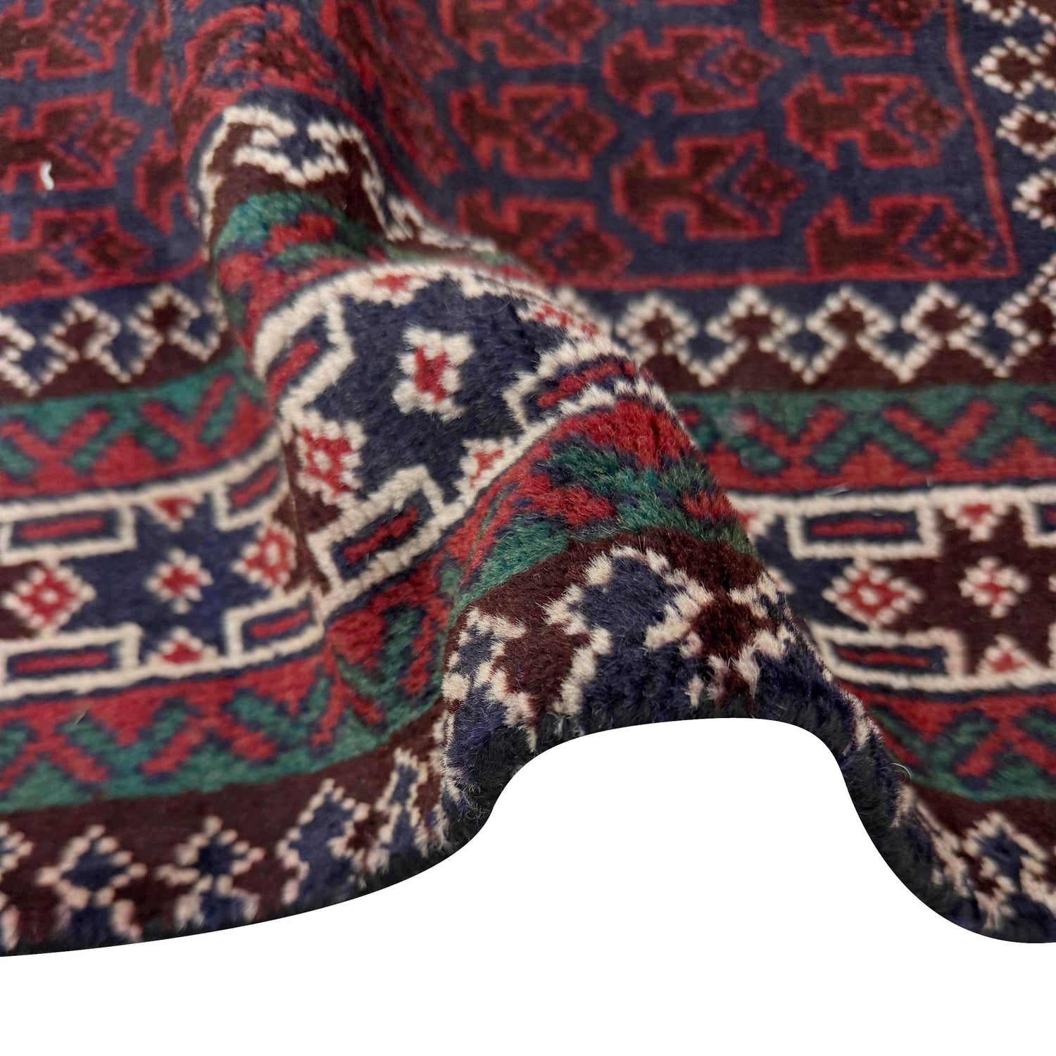 Small Prayer Carpet 2' 11" x 4' 9" ft / 88 x 145 cm -No. R37601