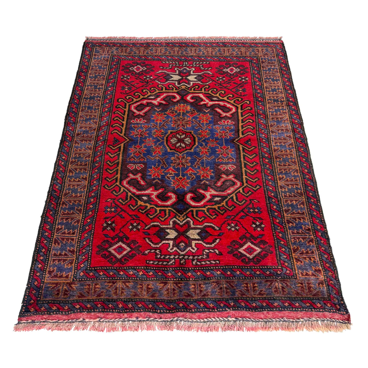 Handmade Baloch Rug 3' 0" x 4' 4" ft / 92 x 132 cm - No. R37603