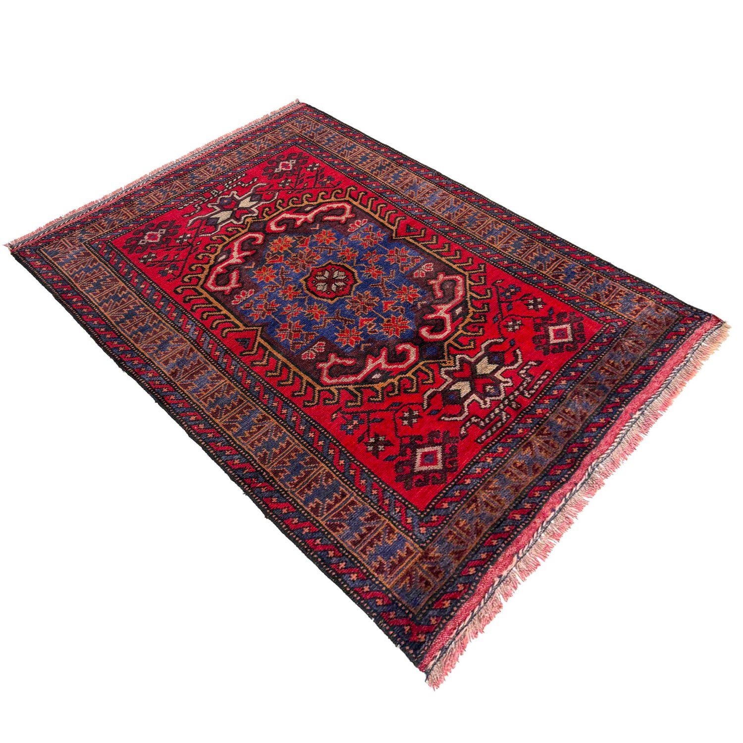 Handmade Baloch Rug 3' 0" x 4' 4" ft / 92 x 132 cm - No. R37603
