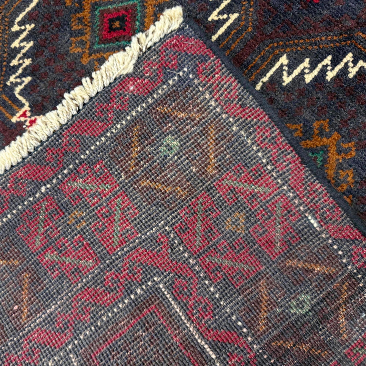 Tribal Baloch Rug 3' 10" x 6' 4" ft / 116 x 194 cm - No. R37605