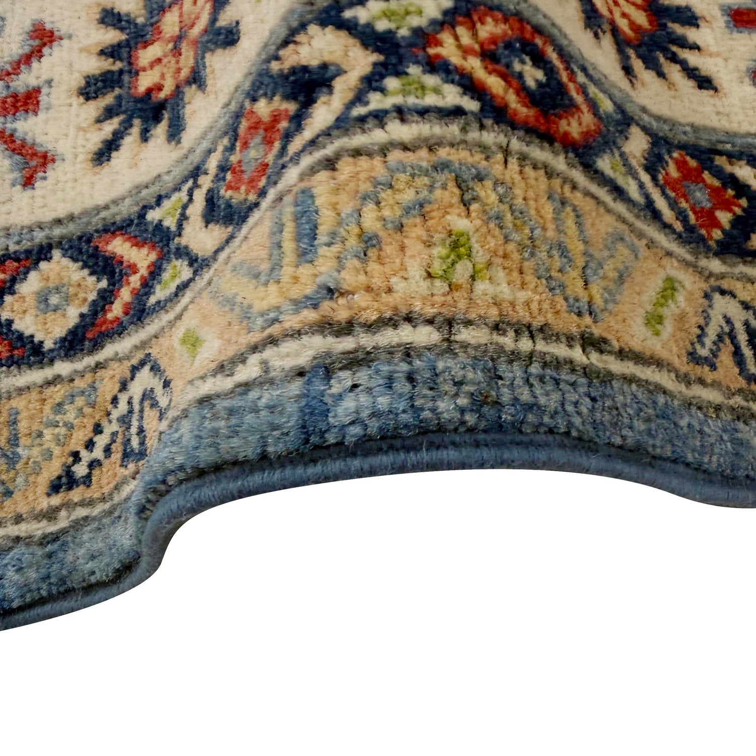 Handmade Kazak Area Rug 4' 10" x 6' 8" ft / 148 x 202 cm - No.R37614