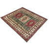 Hand Knotted Kazak Oriental Rug 5' 0" x 6' 6" ft / 152 x 197 cm - No. R37616