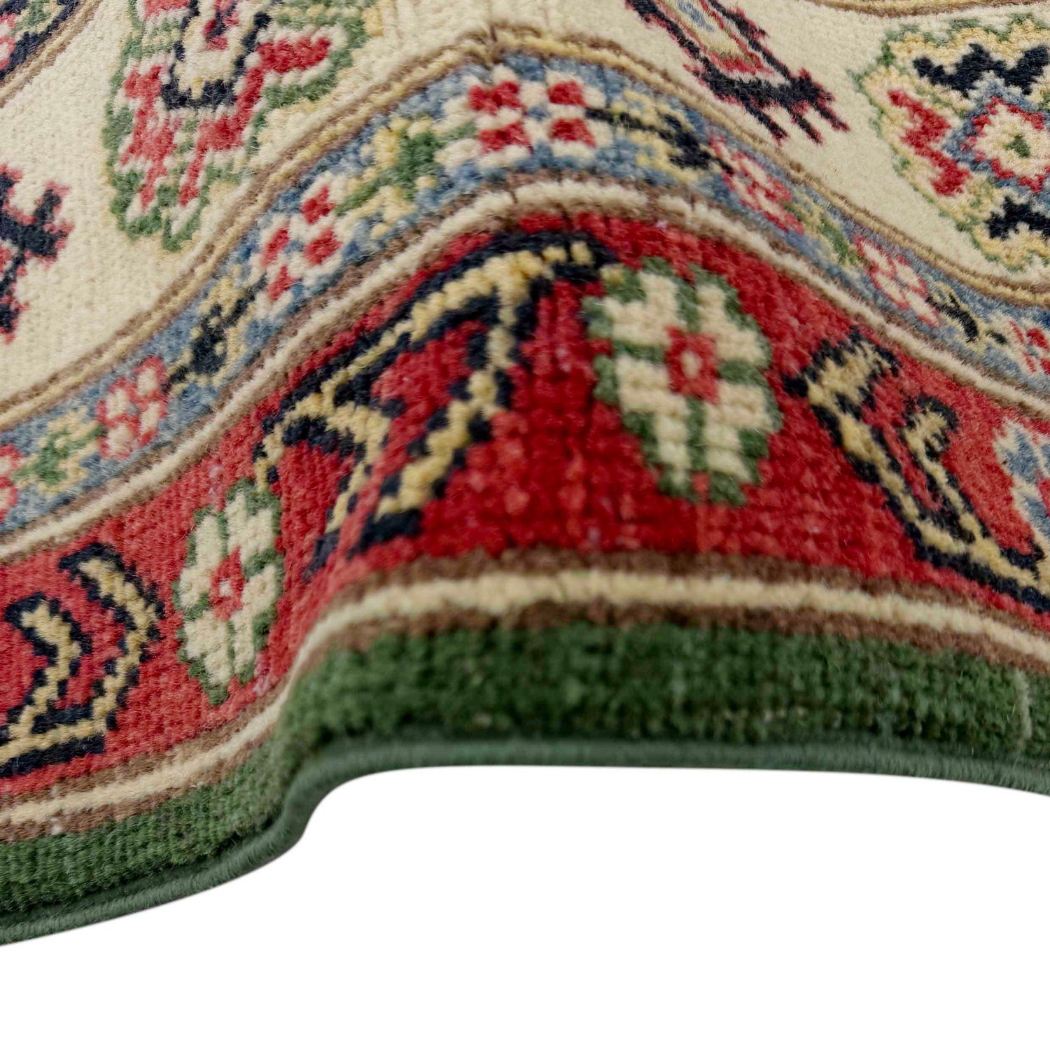 Hand Knotted Kazak Oriental Rug 5' 0" x 6' 6" ft / 152 x 197 cm - No. R37616