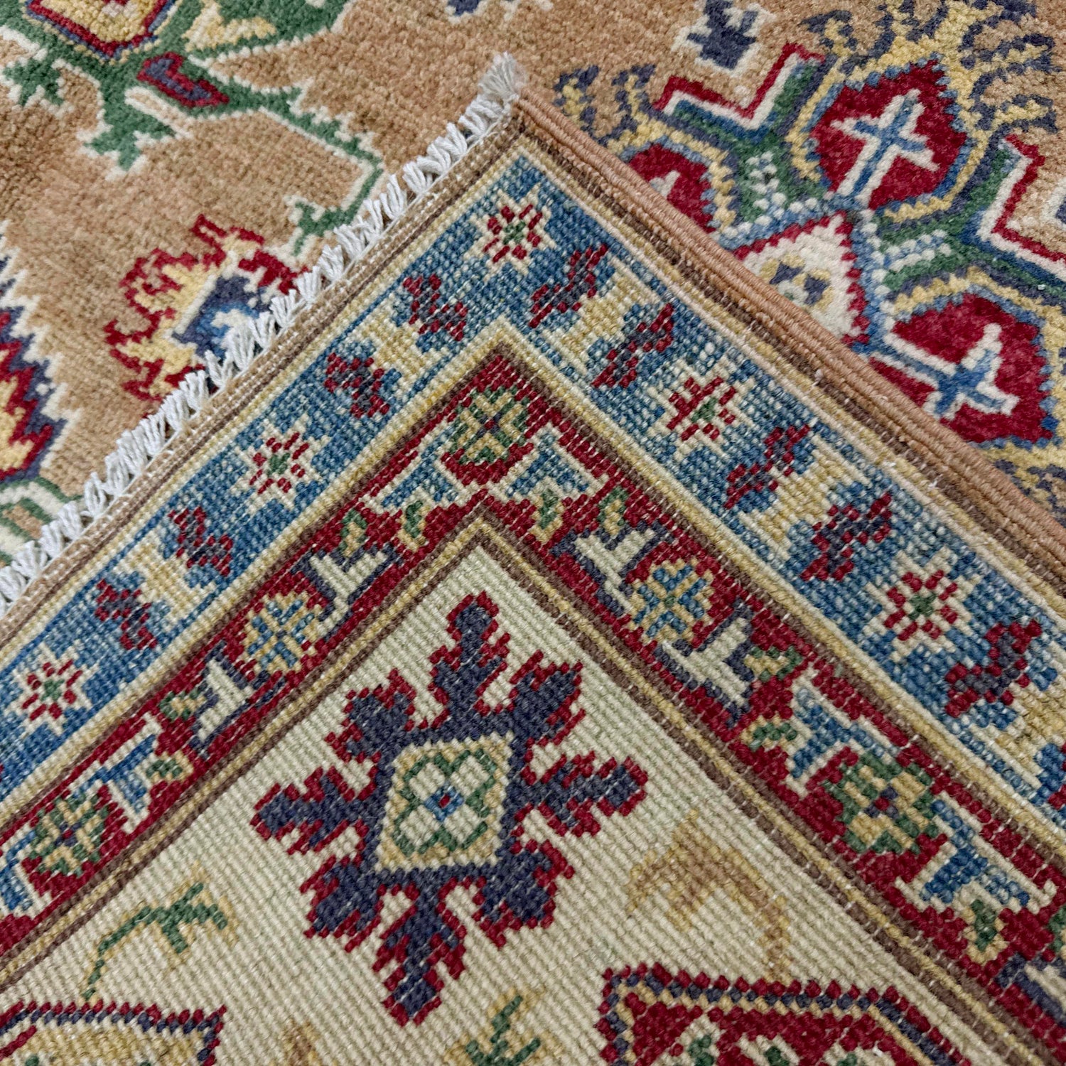Hand knotted Kazak Rugs 5' 1" x 6' 7" ft / 156 x 201 cm - No. R37617