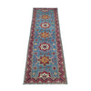 Hand Knotted Kazak Oriental Runner Rug 3' 1" x 9' 6" ft / 95 x 290 cm - No. R37618