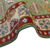 Handmade Kazak Area Rug 3' 10" x 5' 8" ft / 117 x 173 cm - No. R37623
