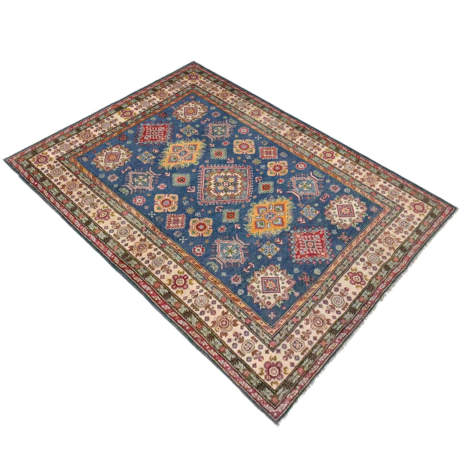 Oriental Kazak Rug 5' 0" x 7' 5" ft / 152 x 227 cm - No.R37627