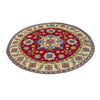 Hand Knotted Round Kazak Oriental Rug 7' 10" x 7' 7" ft / 238 x 201 cm - No. R37630