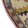 Hand Knotted Round Kazak Oriental Rug 7' 10" x 7' 7" ft / 238 x 201 cm - No. R37630