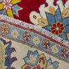 Hand Knotted Round Kazak Oriental Rug 7' 10" x 7' 7" ft / 238 x 201 cm - No. R37630