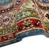 Handmade Kazak Area Rug 4' 0" x 6' 1" ft / 122 x 186 cm - No. R37631