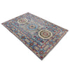 Gray Color Kazak Rug 3' 11" x 5' 11" ft / 120 x 180 cm - No. R37632