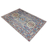 Gray Color Kazak Rug 3' 11" x 5' 11" ft / 120 x 180 cm - No. R37632