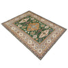 Hand Knotted Kazak Oriental Rug 4' 0" x 5' 6" ft / 121 x 168 cm - No. R37633