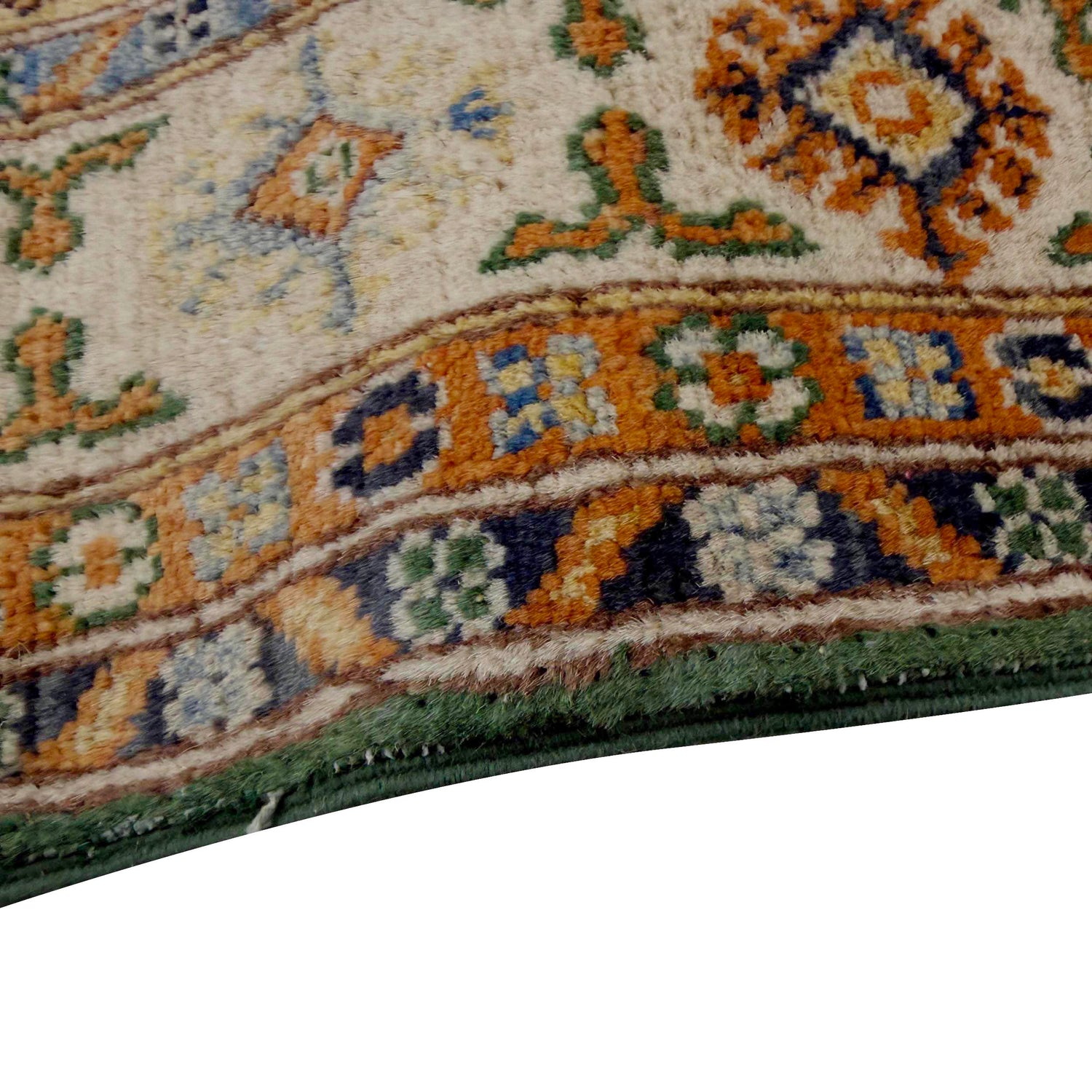 Hand Knotted Kazak Oriental Rug 4' 0" x 5' 6" ft / 121 x 168 cm - No. R37633