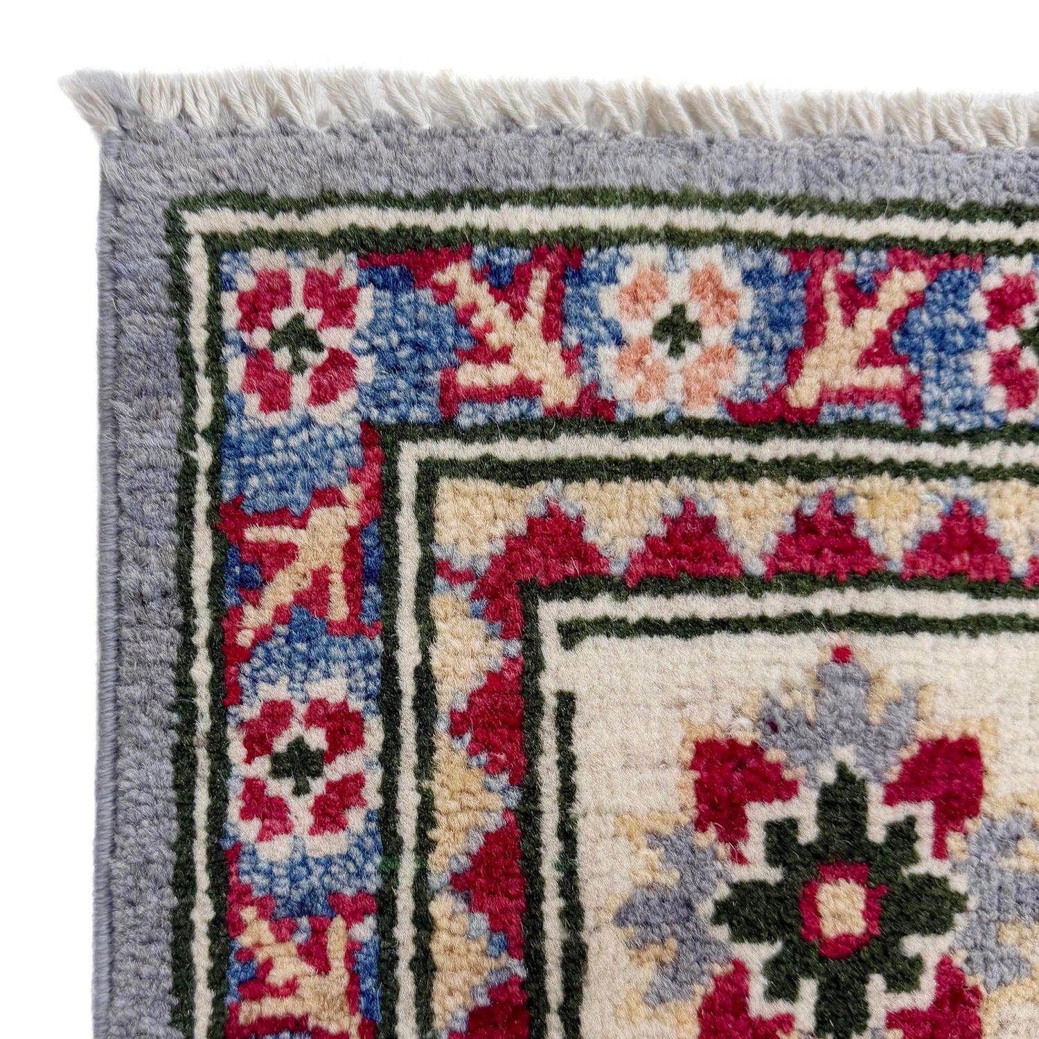 Hand knotted Kazak Rugs 4' 0" x 6' 0" ft / 123 x 183 cm - No. R37636