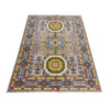 Hand Knotted Kazak Oriental Rug 3' 11" x 5' 9" ft / 119 x 176 cm - No. R37638