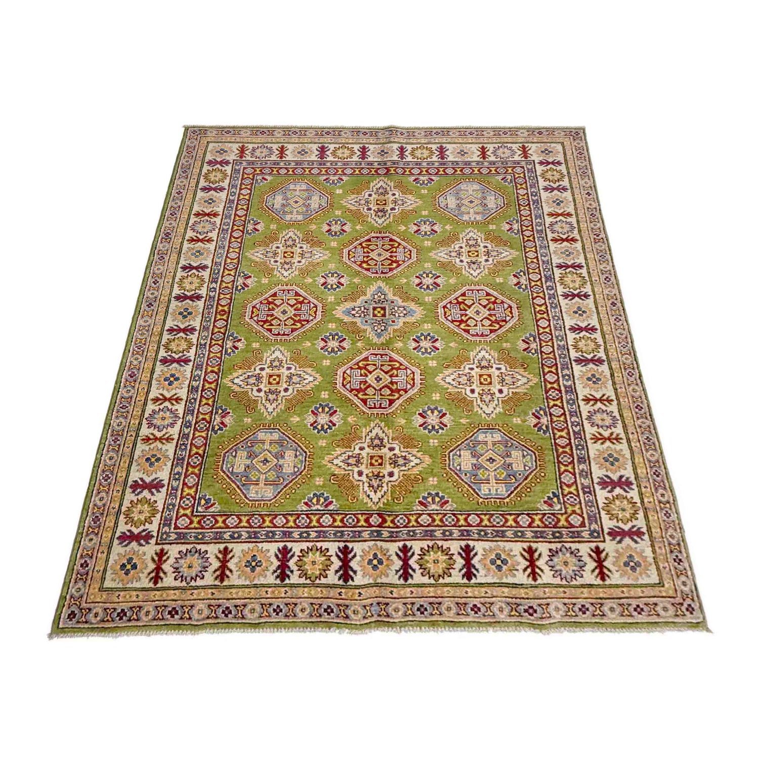 Oriental Kazak Rug 5' 1" x 6' 10" ft / 155 x 208 cm - No. R37639