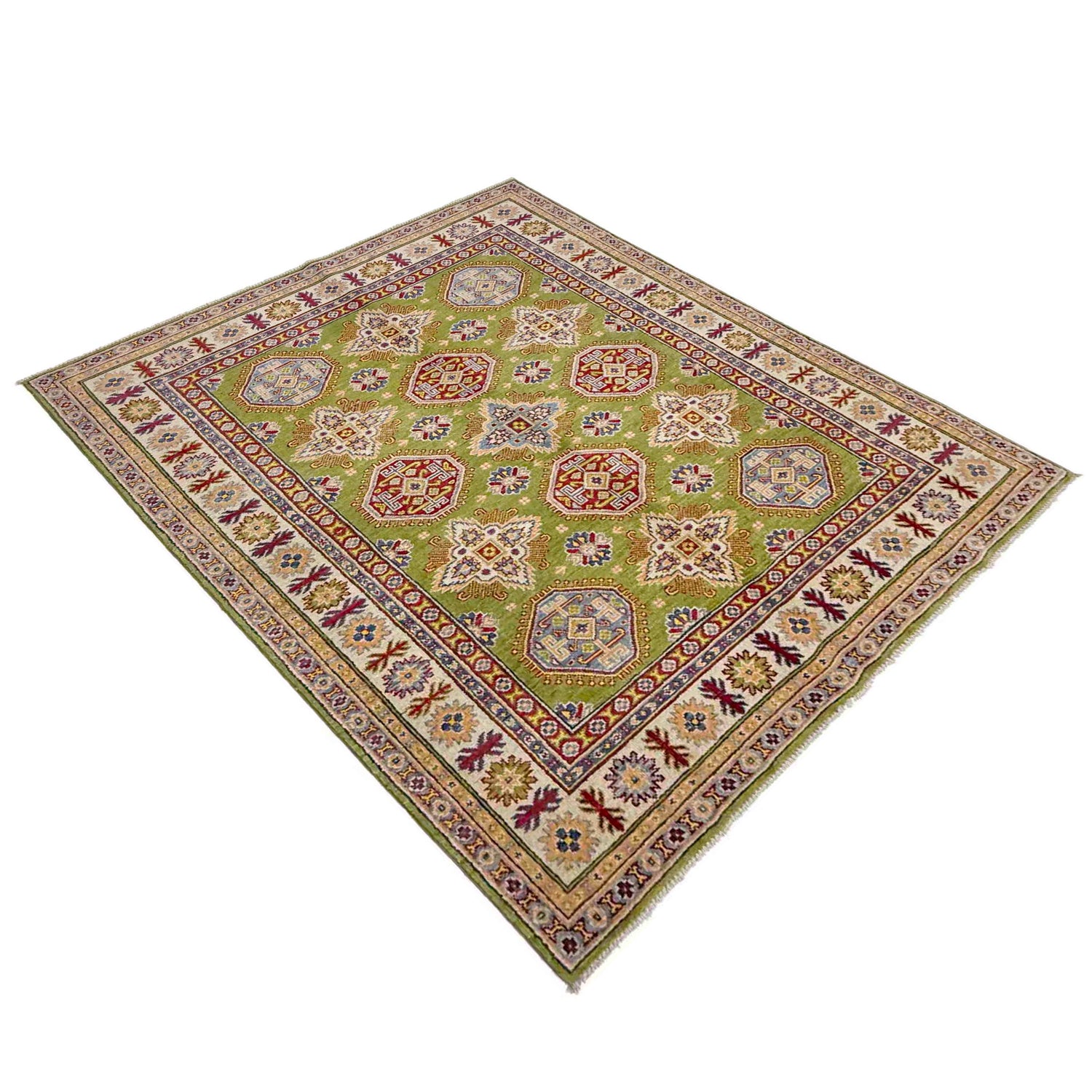Oriental Kazak Rug 5' 1" x 6' 10" ft / 155 x 208 cm - No. R37639