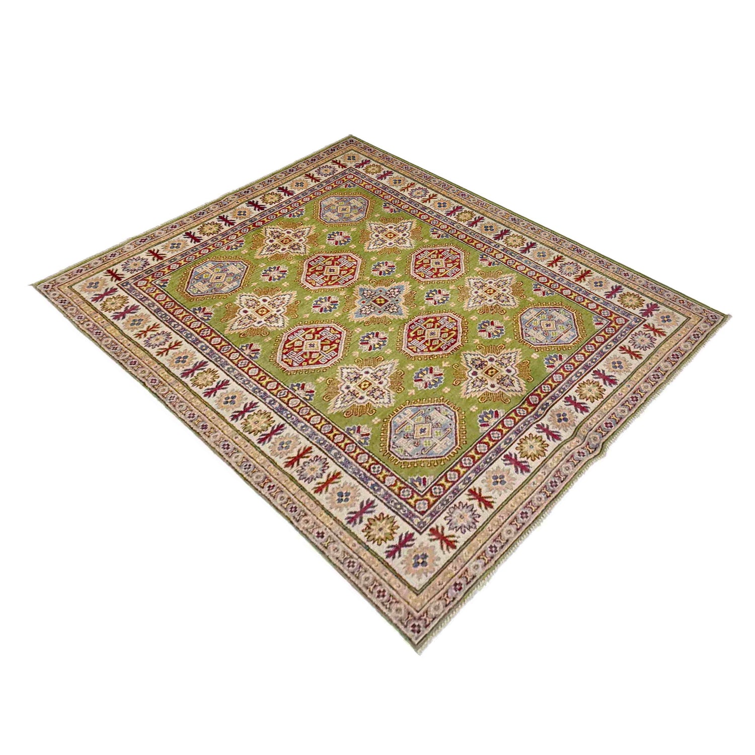 Oriental Kazak Rug 5' 1" x 6' 10" ft / 155 x 208 cm - No. R37639
